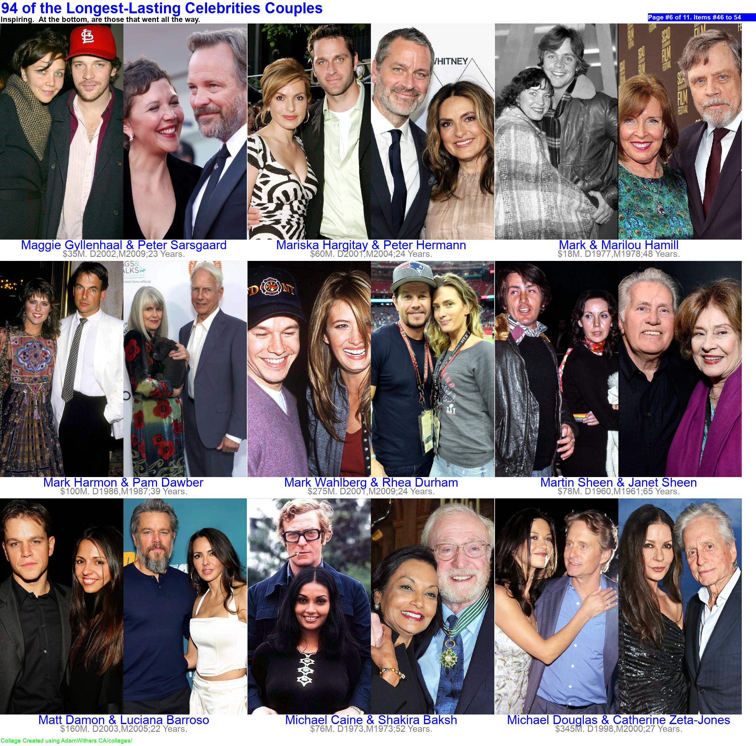 CollageC: celebLongestCouples Page 6